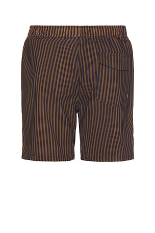 Brixton Everyday Stretch Hybrid Short in Brown. Size XL/1X. Also