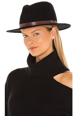 Brixton Tiller Wide Brim Hat in Black