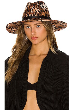 Brixton Layton Hat in Leopard | REVOLVE display picture 1