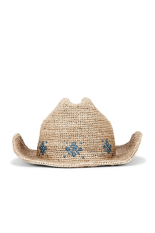 Odessa Straw Packable Cowboy Hat Brixton