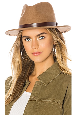 brixton messer fedora tobacco Brixton Messer Fedora in Tobacco