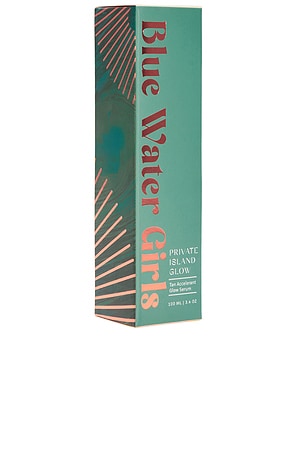 Private Island Glow Tan Accelerant Glow Serum Blue Water Girls
