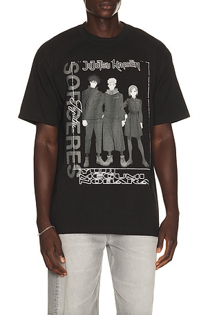 Jujutsu Kaisen Yuji, Megumi, And Nobara Tee BIOWORLD