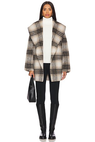 Finley Plaid Coat Brochu Walker