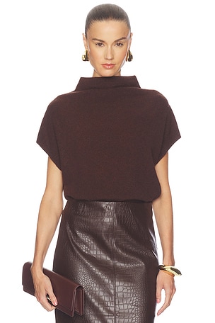 Morten Funnel Neck Cashmere Top Brochu Walker