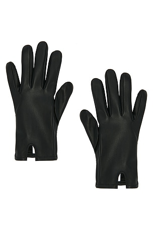 Short Faux Leather Gloves Bronx and Banco