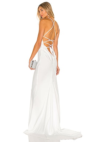 chinese dress ladies Alya Back-Open Maxi Dress  Slay Global