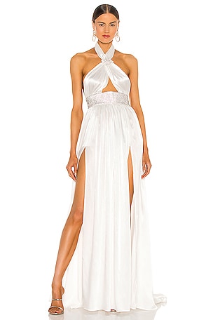 Bronx and Banco Eva Bridal Gown in White | REVOLVE