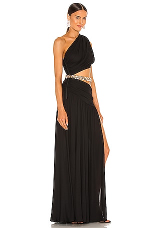 Bronx and Banco X REVOLVE Jafari Gown in Black