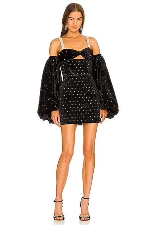 Gabby Velvet Mini Dress Bronx and Banco