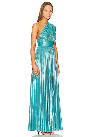 Bronx and Banco Aphrodite Gown in Teal