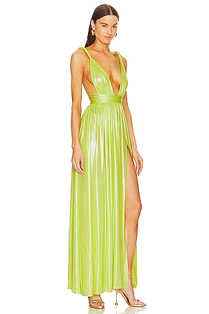 Bronx and Banco Goddess Gown in Green