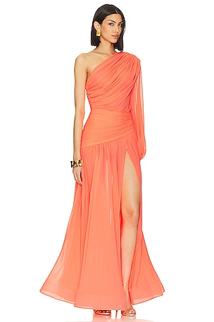 Bronx and Banco Japera Gown in Coral