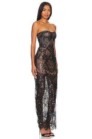 Bronx and Banco X Revolve Giselle Maxi Dress in Black