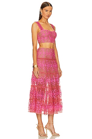 Bronx and Banco Megan Two Piece Set in Pink