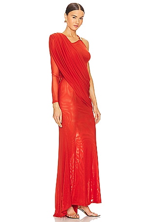 Bronx and Banco Natalia Gown in Red