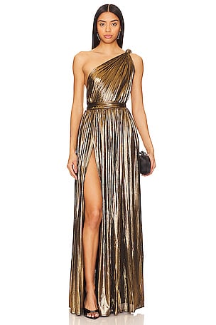 Goddess One Shoulder Gown Bronx and Banco