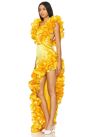 Bronx and Banco x REVOLVE Aurora Gown in Yellow