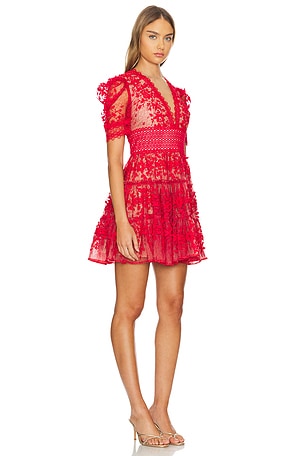 Bronx and Banco Megan Mini Dress in Red