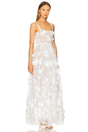 Bronx and Banco Anastasia Maxi Dress in White