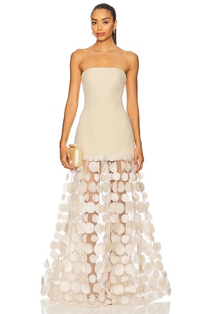 Harper Strapless Gown Bronx and Banco