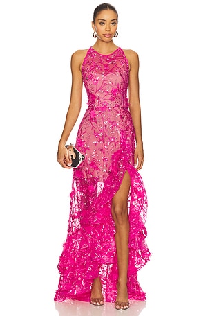 x REVOLVE Sicilia Sequin Maxi Dress Bronx and Banco