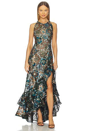 Sicilia Sequin Maxi Dress Bronx and Banco