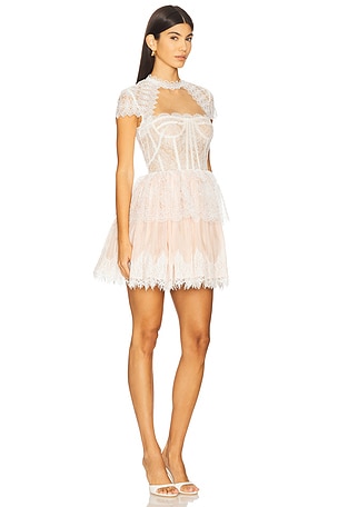 Bronx and Banco Daphne Mini Dress in Ivory. Size S. Also