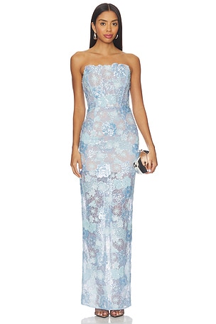 Farah Ocean Blue Sequin Maxi DressBronx and Banco$695NOVIDADES