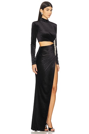 Bronx and Banco Lillian Gown in Black