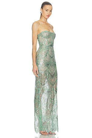 Bronx and Banco Giselle Maxi Dress in Sage