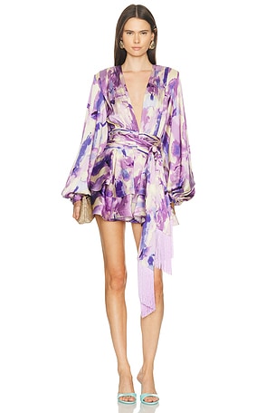 Wisteria Bedouin Coastal Mini Dress Bronx and Banco