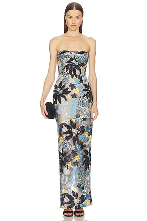 Dahlia Strapless Maxi Dress Bronx and Banco