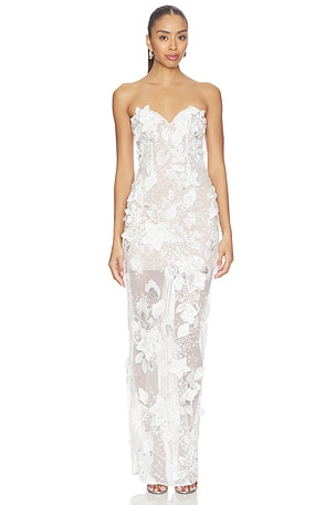 Dahlia Bridal Strapless Maxi Dress Bronx Banco