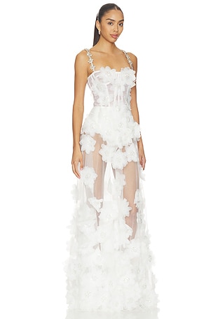Bronx Banco Anastasia Bridal Gown in White