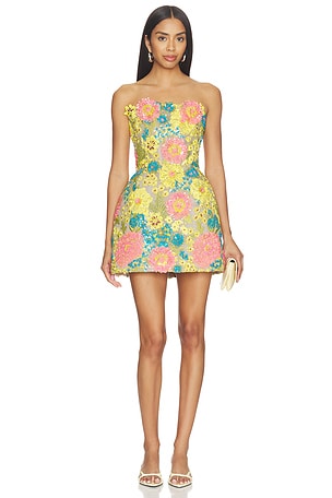 Soleil Sequin Maraya Strapless Mini Dress Bronx Banco