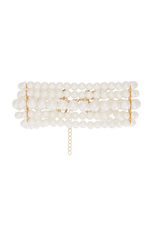 5 Strand Pearl Choker Bronx and Banco