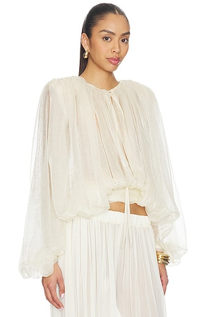 Bronx Banco Calia Chiffon Blouse in Cream