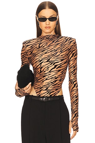 Zebra Bodysuit Bronx and Banco