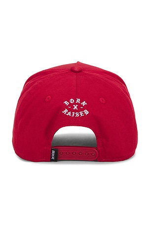 Born x Raised Paranoia Crest Snapback in Red