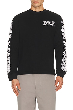 Gothic Embroidered Waffle Thermal Born x Raised