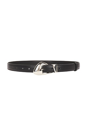 CEINTURE ARROW BLACK SUEDE STUDIO