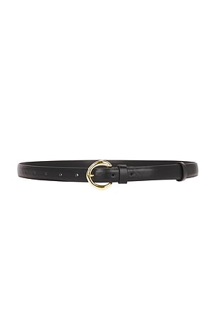 CEINTURE CORA BLACK SUEDE STUDIO