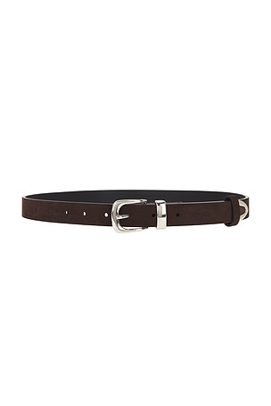 CEINTURE WESTERN BLACK SUEDE STUDIO