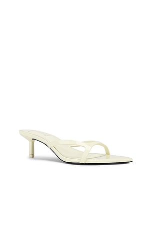BLACK SUEDE STUDIO Emilia 50 Kitten Heel in Lemon