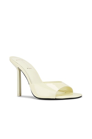 BLACK SUEDE STUDIO Juicy 100 Mule in Lemon