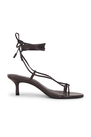 Alix 50 Sandal BLACK SUEDE STUDIO
