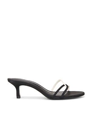 Ilaria 50 Mule BLACK SUEDE STUDIO