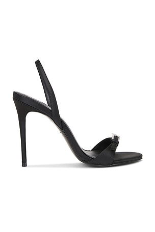 SANDALES ROMI 100 BLACK SUEDE STUDIO