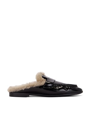 Theo Mule Loafer BLACK SUEDE STUDIO